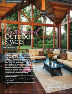 remodeling northern virginia - customized outdoor spaces