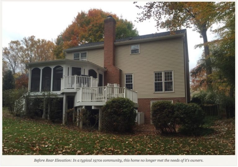 Home Remodeling Project Profile Award for Best Addition Northern VA