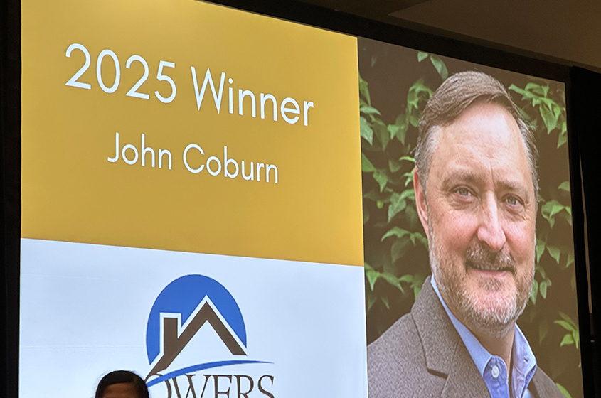 Bowers’ President John Coburn Wins Industry Association Award for Professionalism