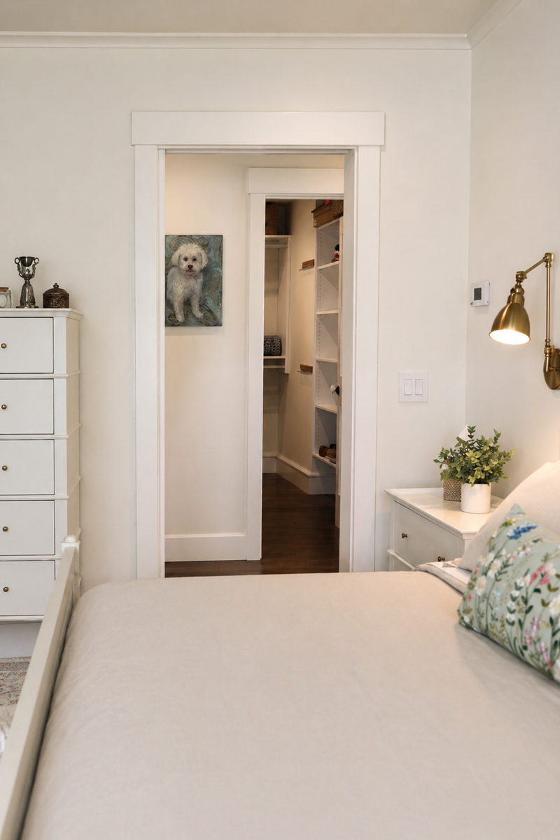 primary bedroom to hall